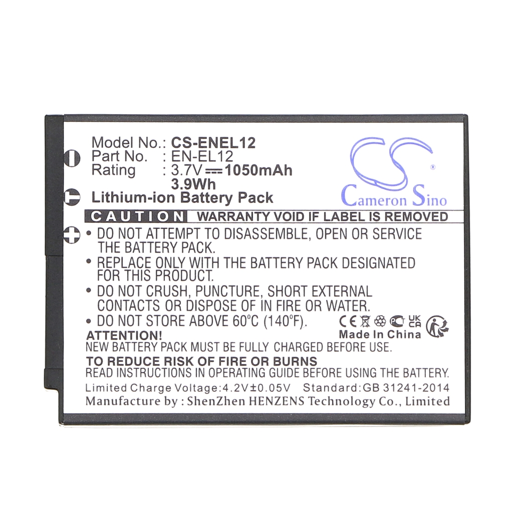 Camera Battery Nikon Coolpix S70