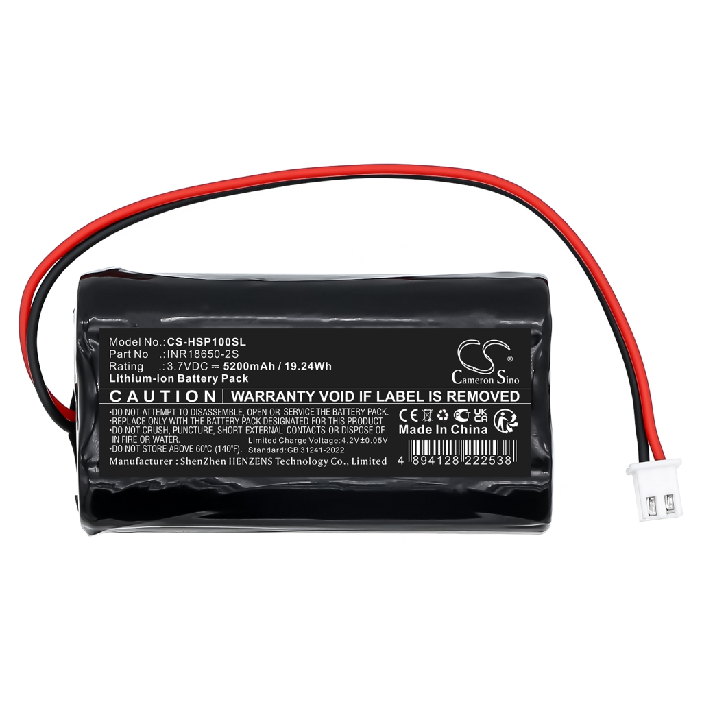 Batterier till högtalare Hp CS-HSP100SL