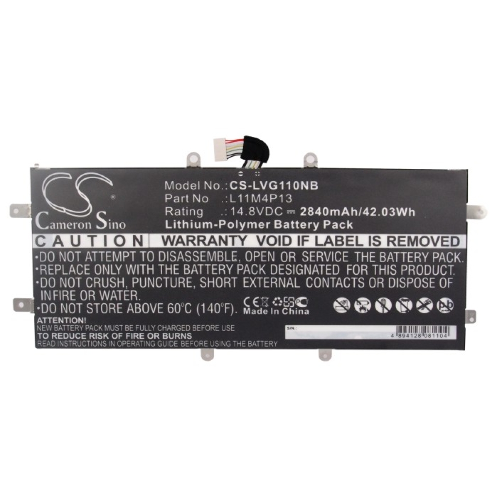 Batterier till bärbara datorer Lenovo CS-LVG110NB