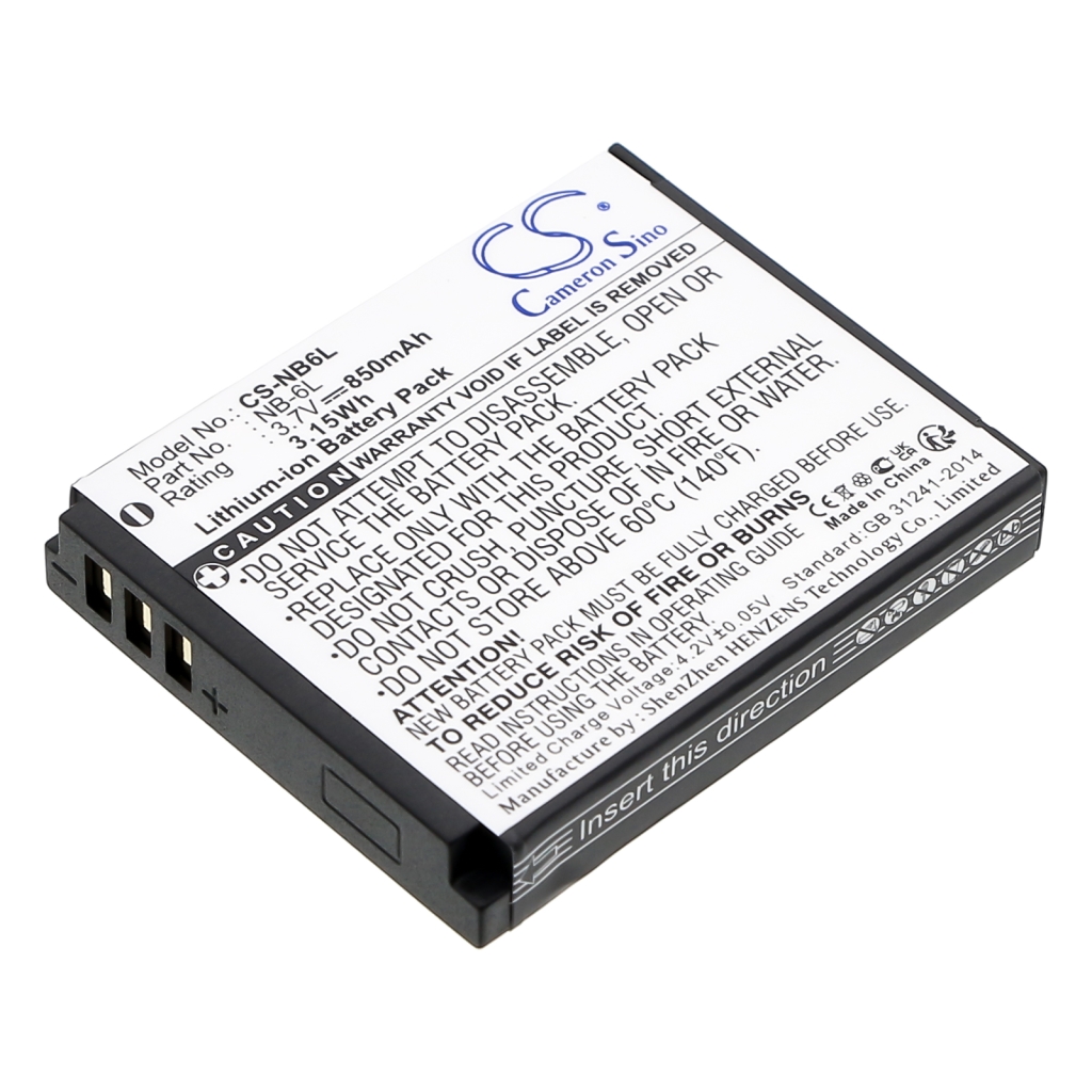 Camera Battery Canon PowerShot S200 PC2007