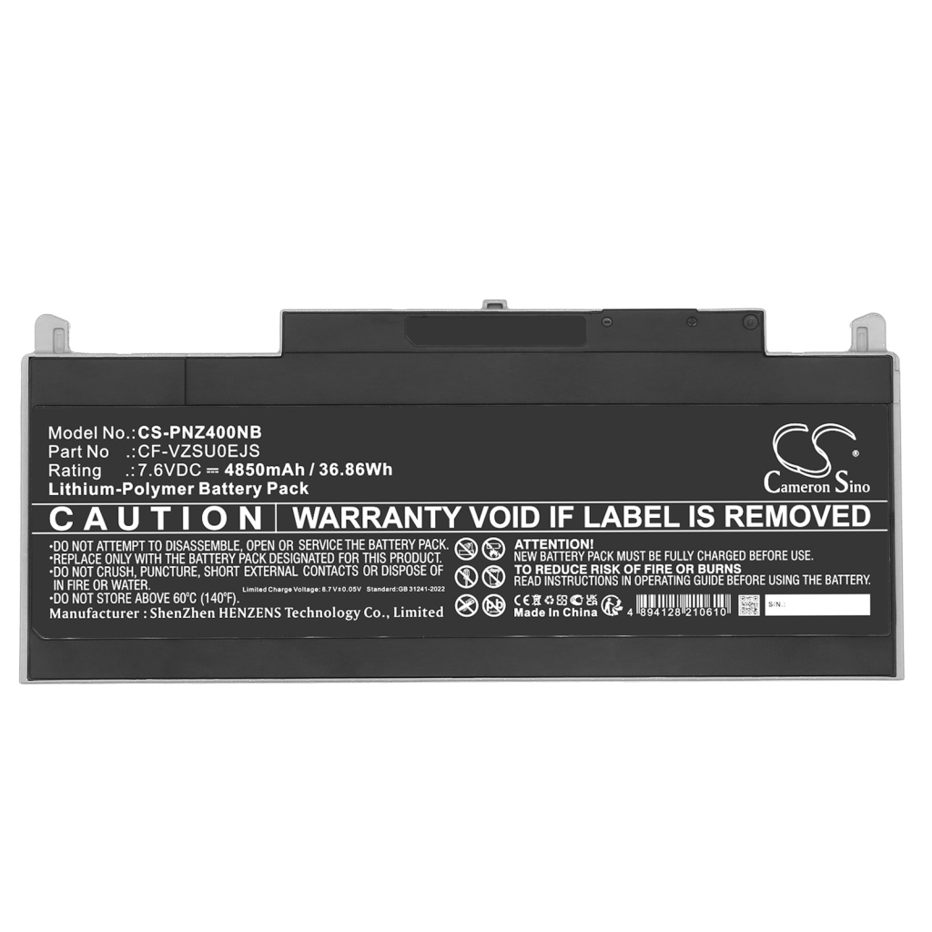 Batterier till bärbara datorer Panasonic CS-PNZ400NB