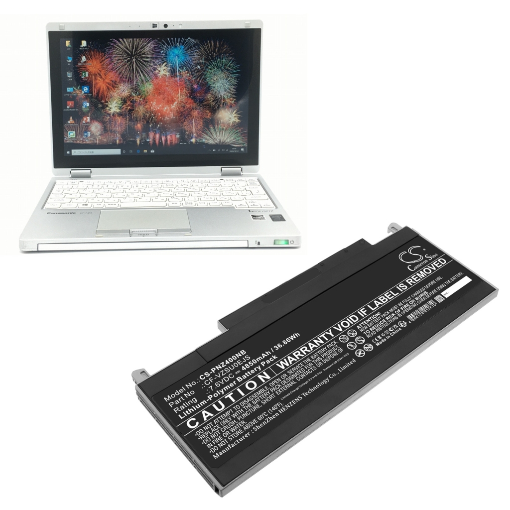 Batterier till bärbara datorer Panasonic CS-PNZ400NB