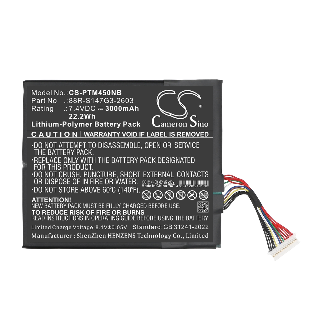 Batterier till bärbara datorer Positivo CS-PTM450NB