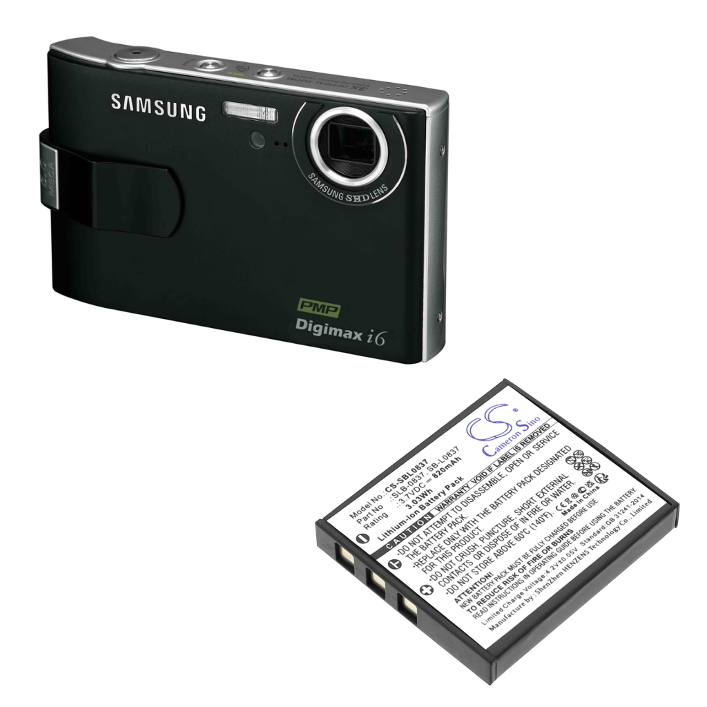 Camera Battery Samsung Digimax L80