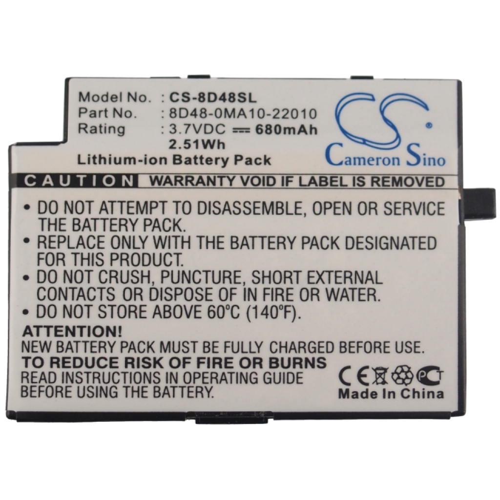 Batterier Ersätter M550
