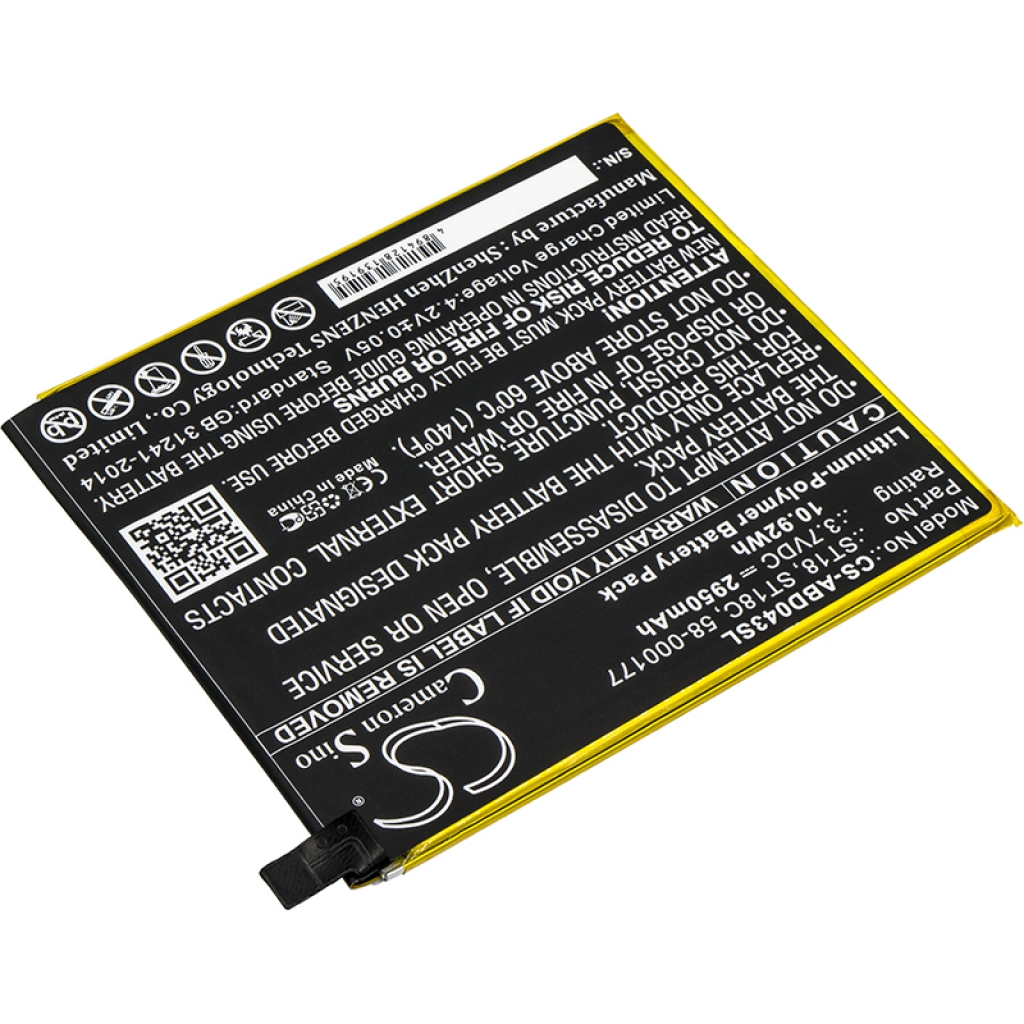 Batterier för surfplattor Amazon CS-ABD043SL