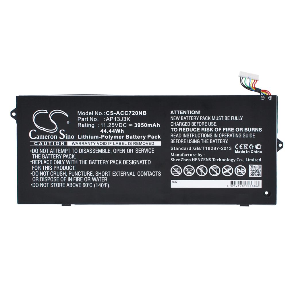 Batterier Ersätter Chromebook 14 CB514-1HT-P1BM
