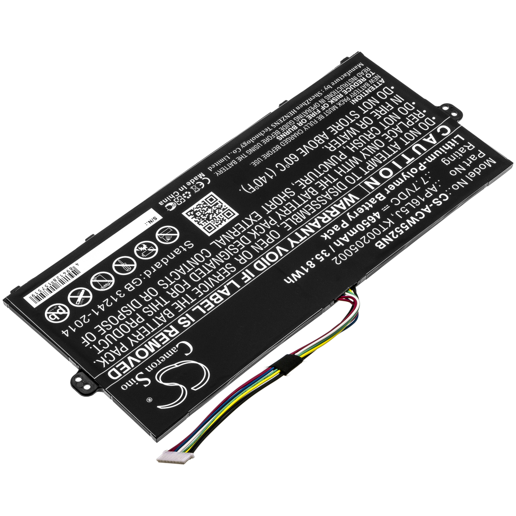Batterier Ersätter TravelMate X5 TMX514-51-72P6