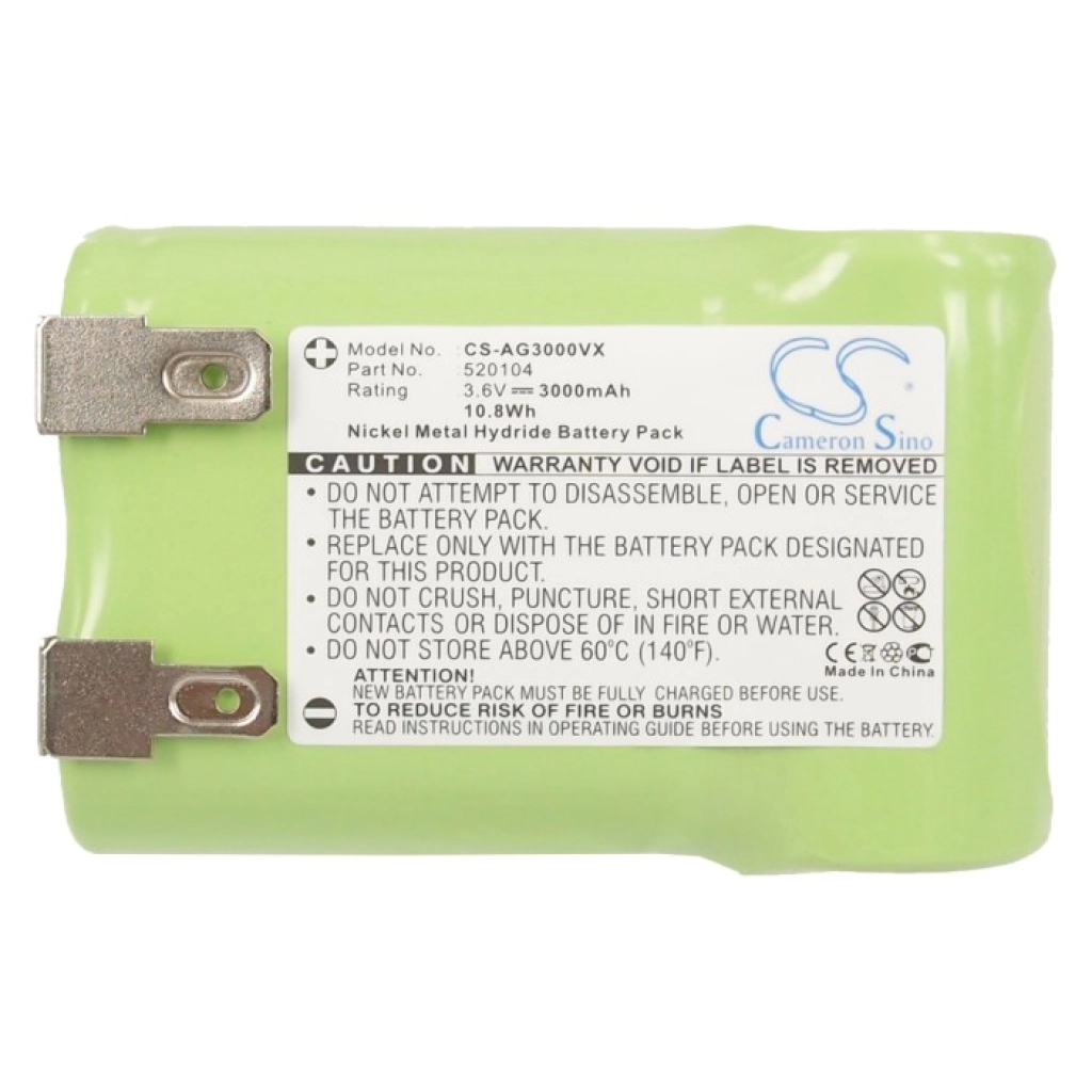 Batterier till dammsugare AEG CS-AG3000VX