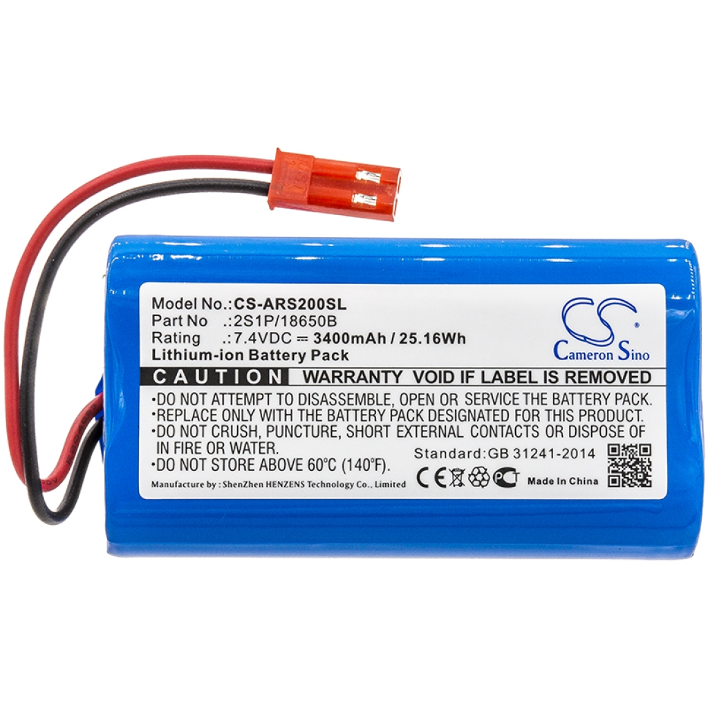 Batterier Ersätter 2S1P/18650B