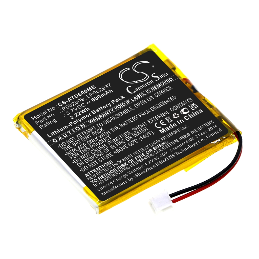 Batterier till babyvakter Alecto CS-ATD600MB