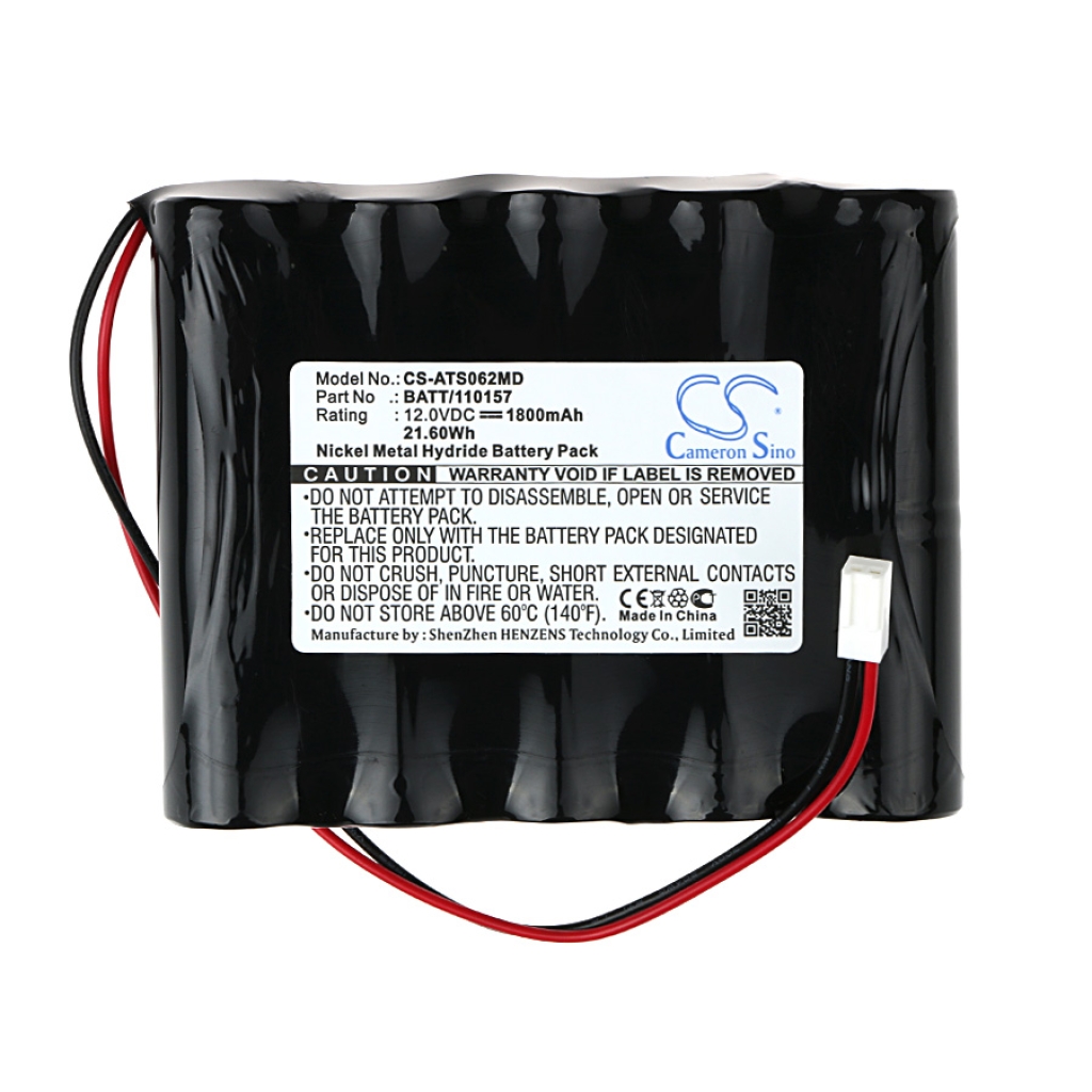 Batterier Ersätter suction pump Atmobed 16N