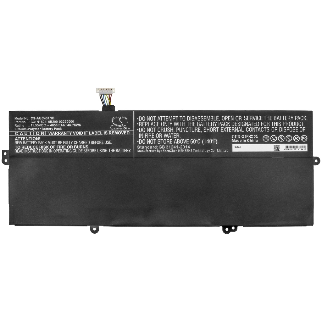 Batterier Ersätter C434TA-AI0095