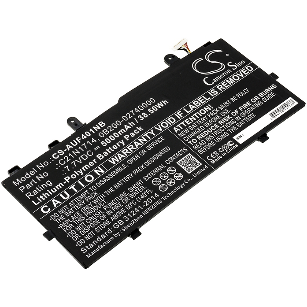 Batterier Ersätter VivoBook Flip 14 TP401NA-EC044T