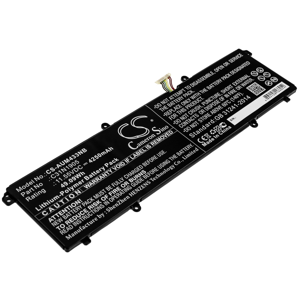 Batterier Ersätter VivoBook S14 S433FA-RPC1204T