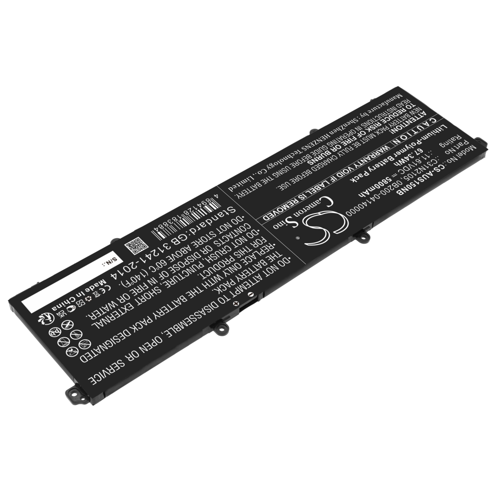 Batterier Ersätter VivoBook S 15 OLED K3502ZA-L1053W