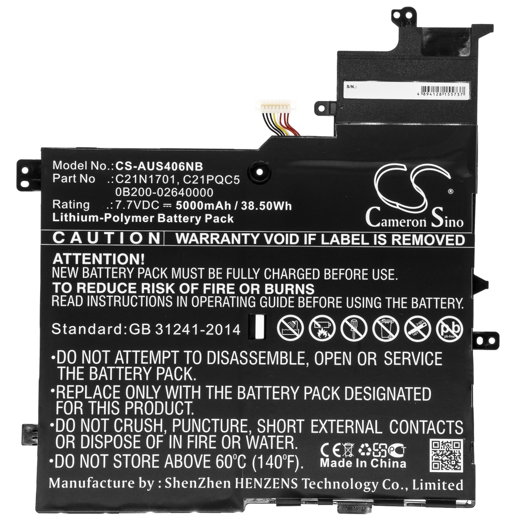 Batterier Ersätter S406UA-0043C8250U