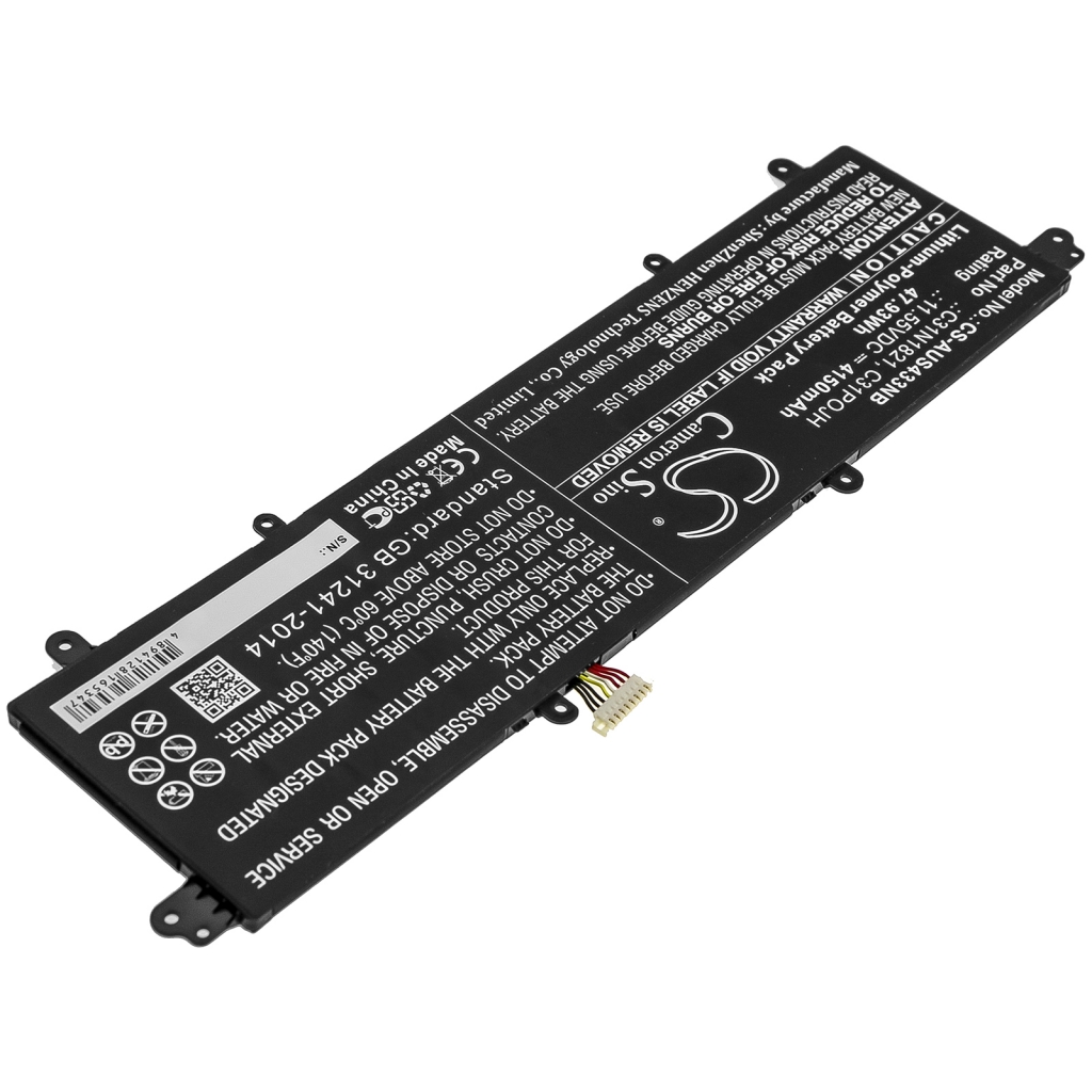 Batterier Ersätter VivoBook S14 S433FA-EB052T
