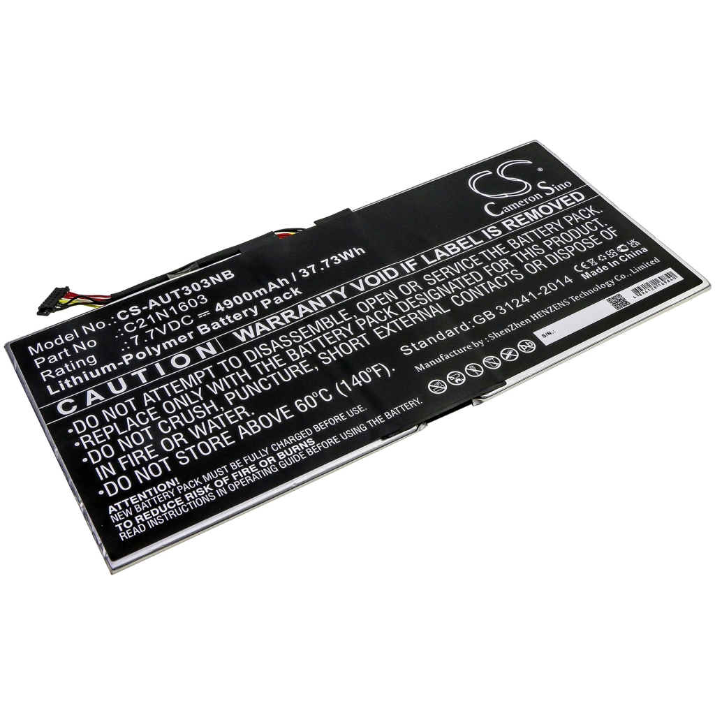 Batterier Ersätter T303UA-GN050R