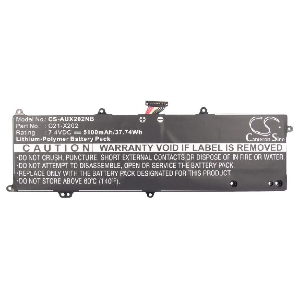 Batterier Ersätter VivoBook S200E-CT57H
