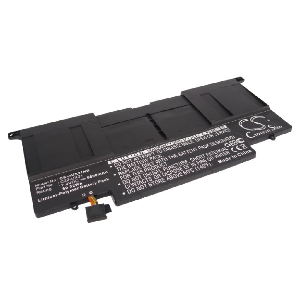 Batterier Ersätter ZenBook UX31