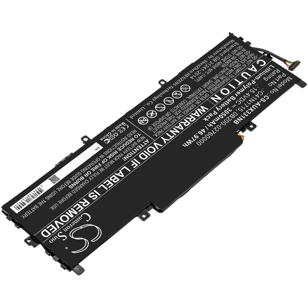 Batterier Ersätter ZenBook UX331UA-EG131T