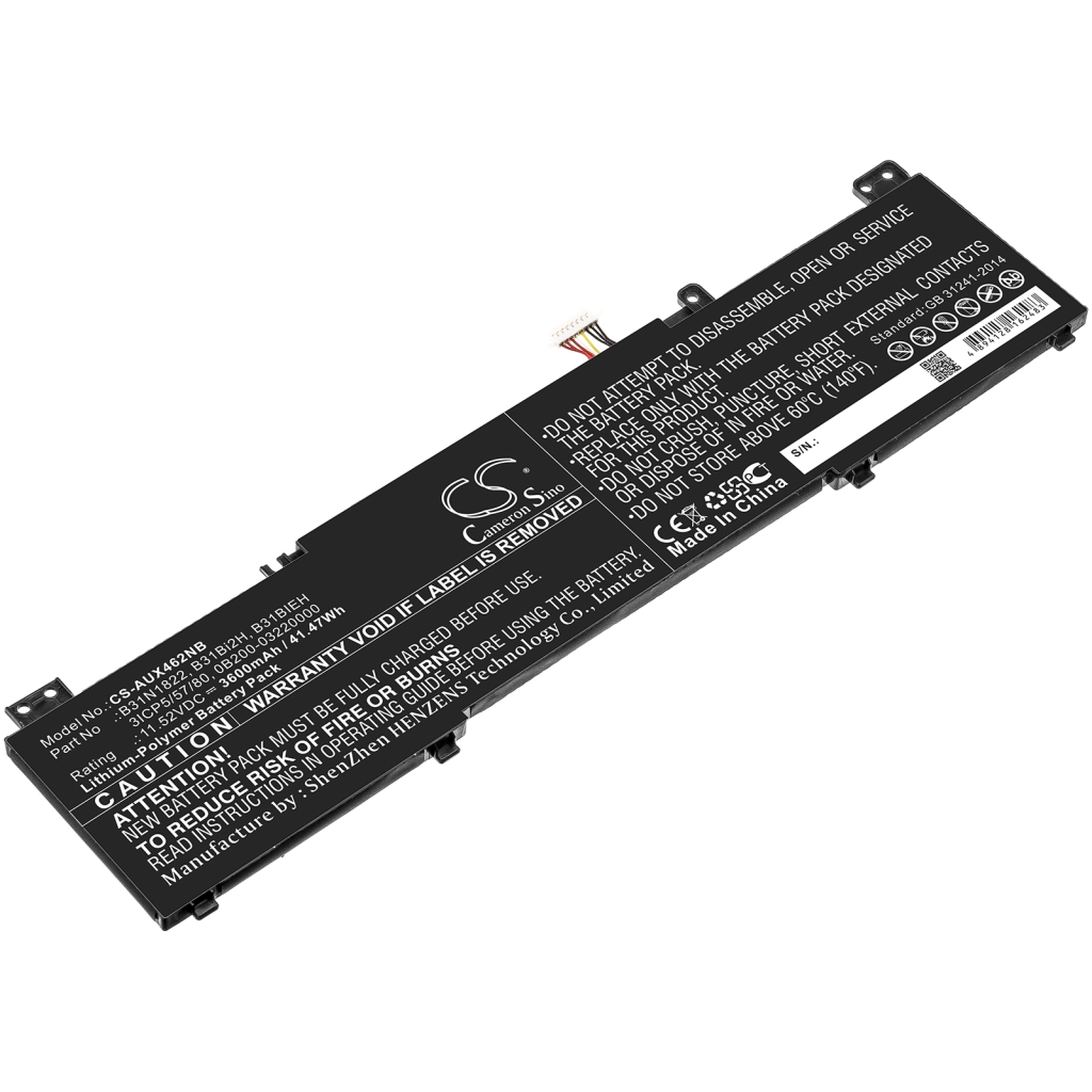 Batterier Ersätter Zenbook Flip 14 UM462DA-AI028T