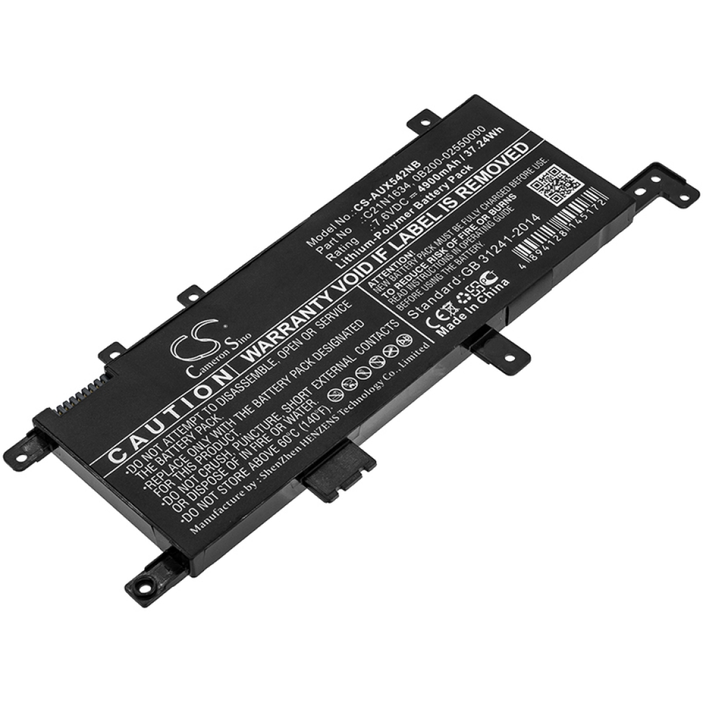Batterier Ersätter VivoBook 15 X542UN-DM128T