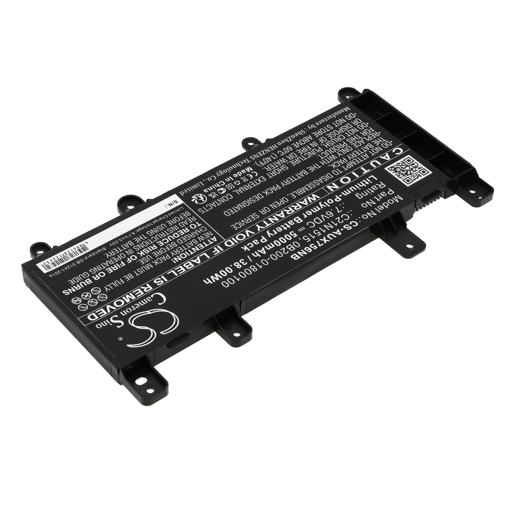 Batterier Ersätter VivoBook X756UW-T4063T