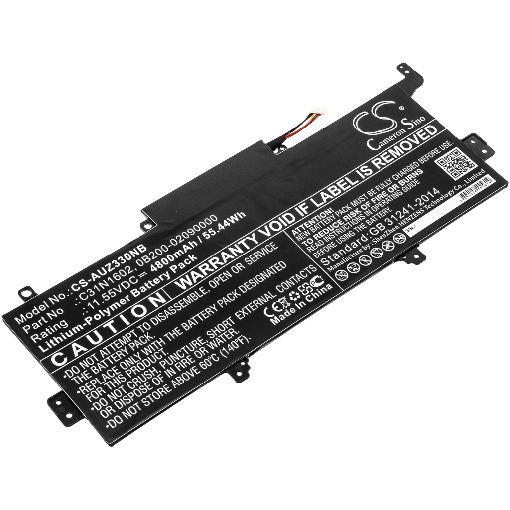 Batterier Ersätter Zenbook UX330UA-FB114T