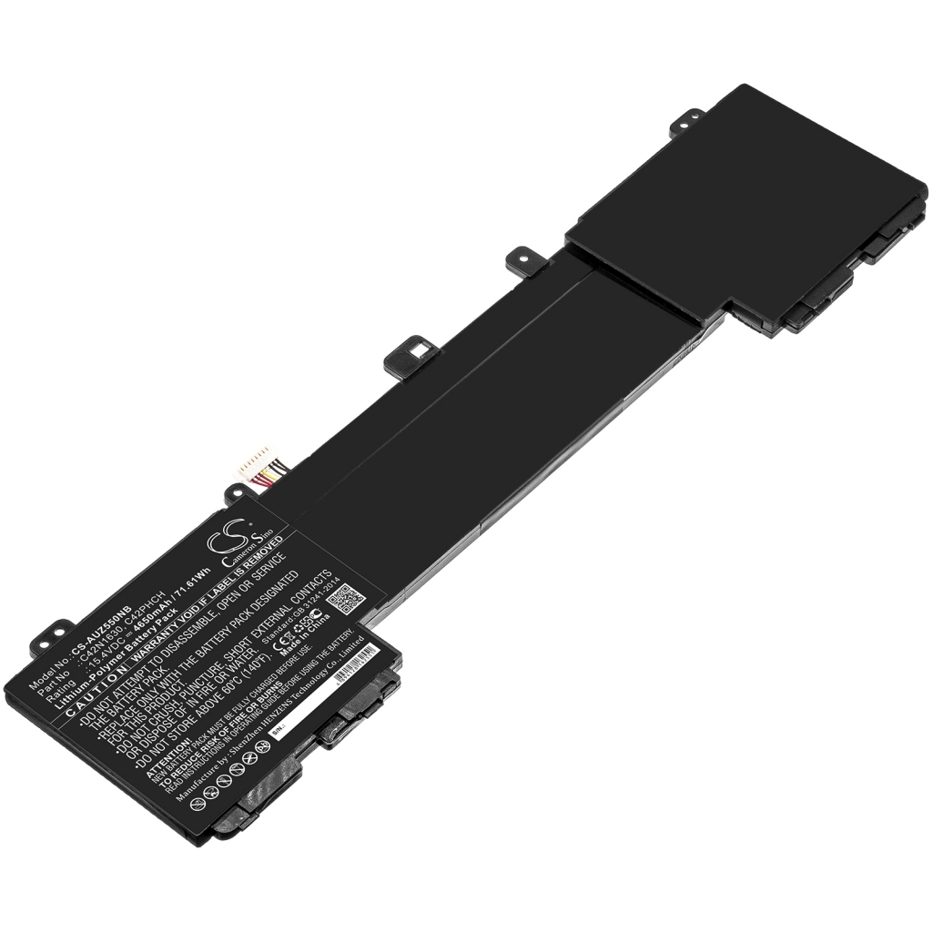 Batterier Ersätter ZenBook Pro UX550VE-bn016R