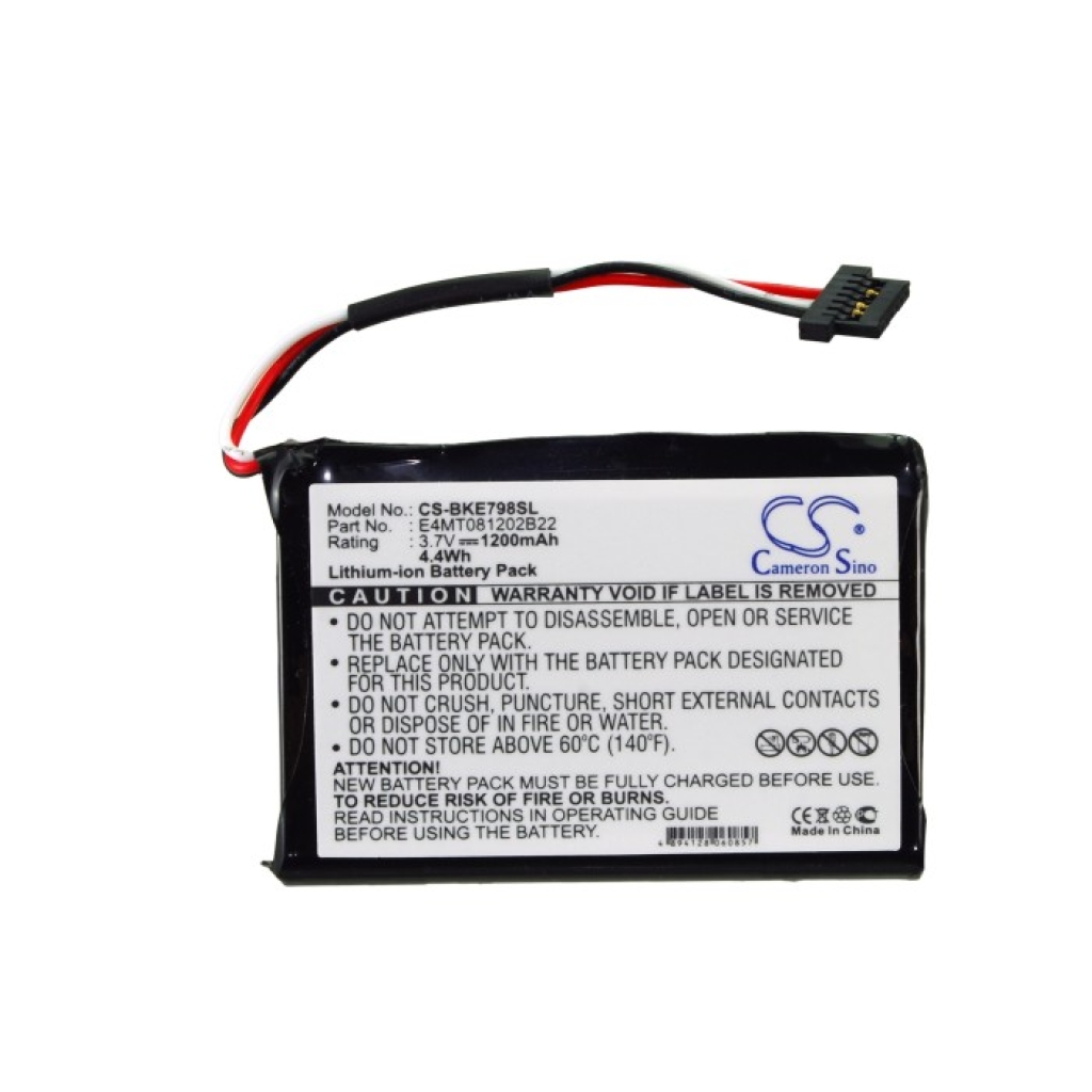 Batterier Batterier för navigering (GPS) CS-BKE798SL