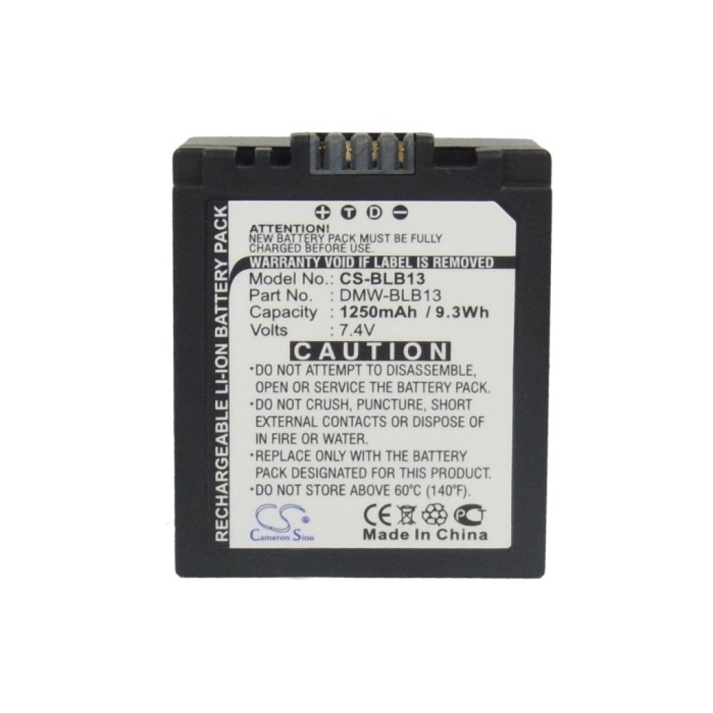 Batterier Ersätter Lumix DMC-G1KEB-K