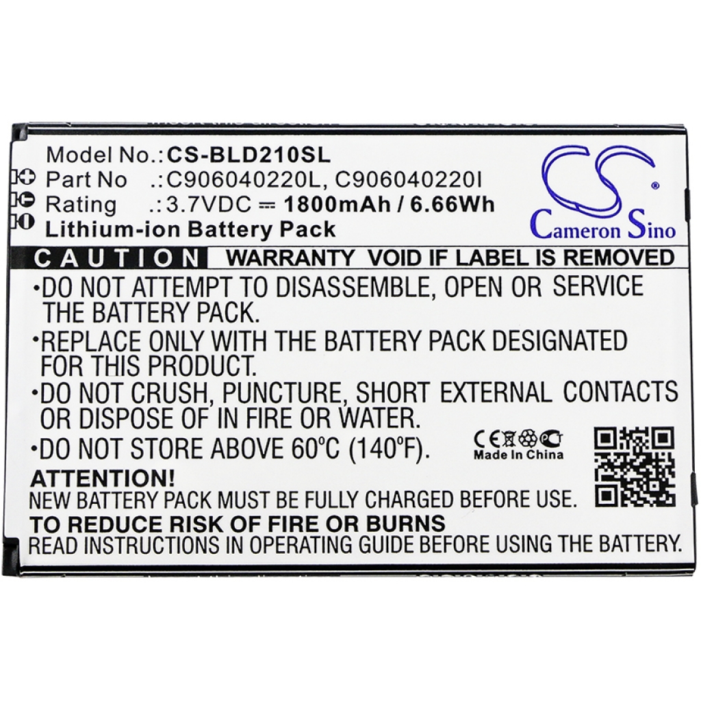 Batterier Ersätter C906040220L