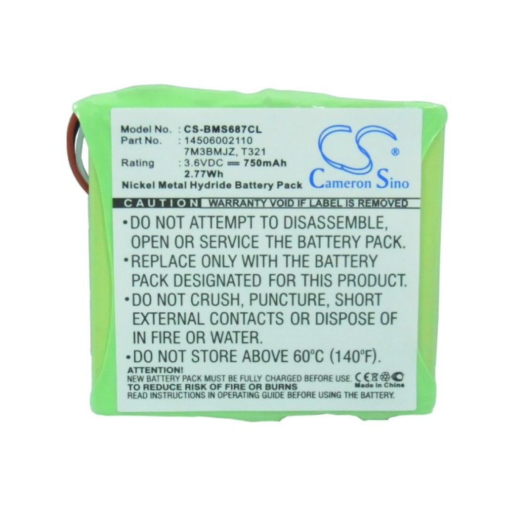 Batterier Ersätter DECT Line 670