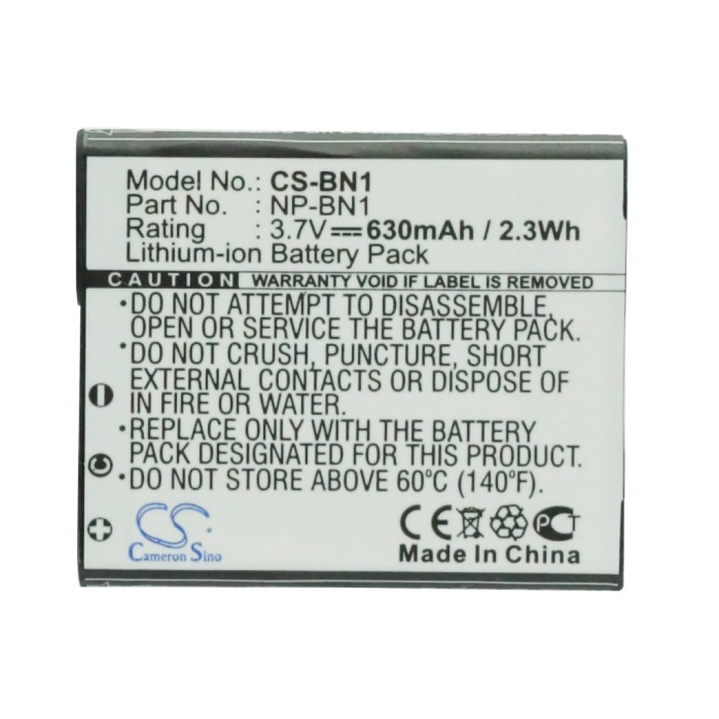 Batterier Ersätter __        Cyber-shot DSC-W570B