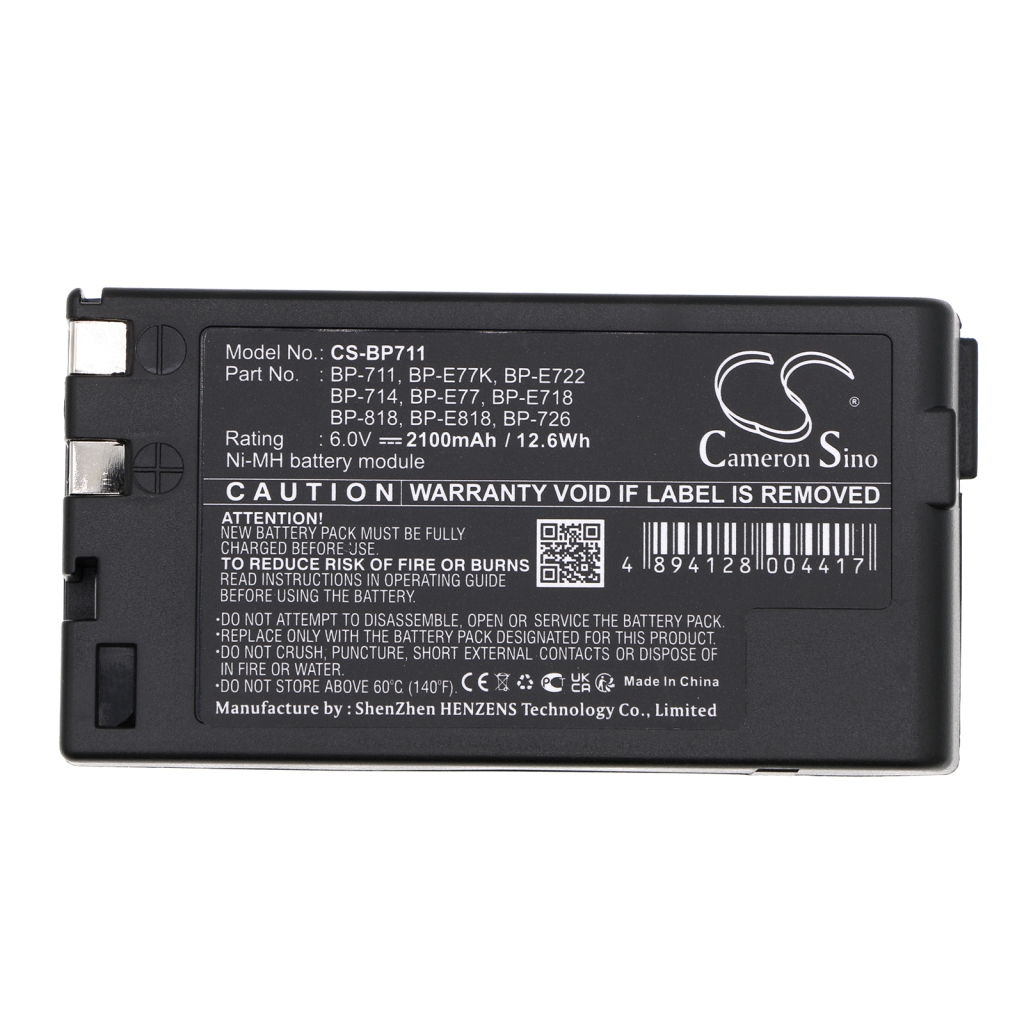 Batterier Ersätter BP-E818