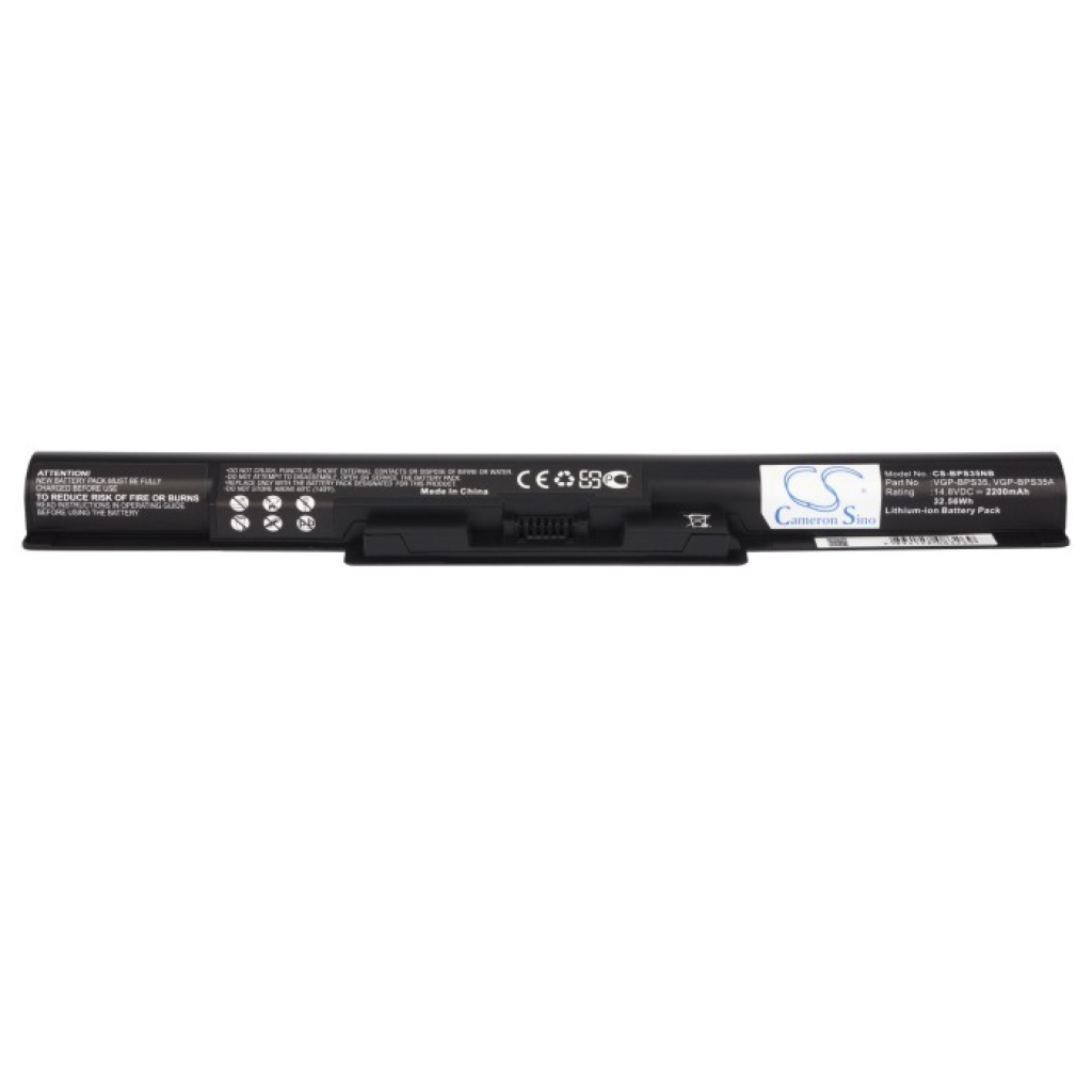 Batterier Ersätter VAIO SVF1521J6EW