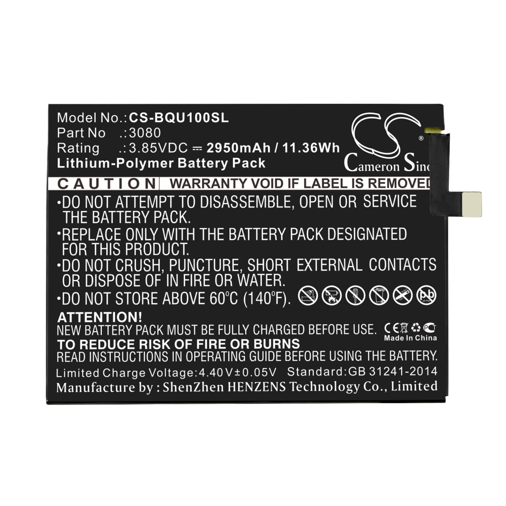 Batterier Ersätter 3080