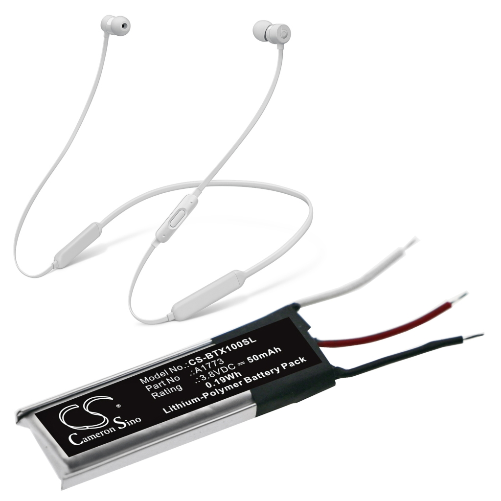 Batterier för trådlösa hörlurar och headsets Beats CS-BTX100SL