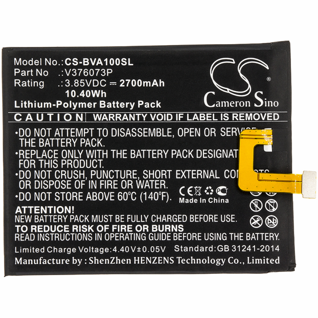 Batterier Ersätter V376073P