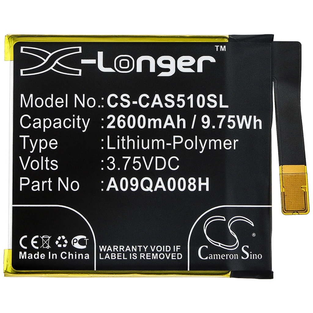 Batterier till mobiltelefoner Caterpillar CS-CAS510SL