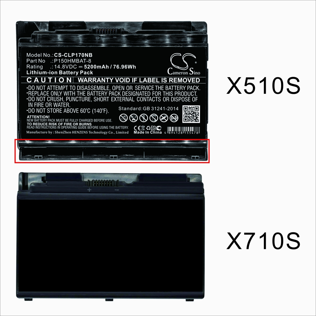 Batterier Ersätter 6-87-X510S-4J7