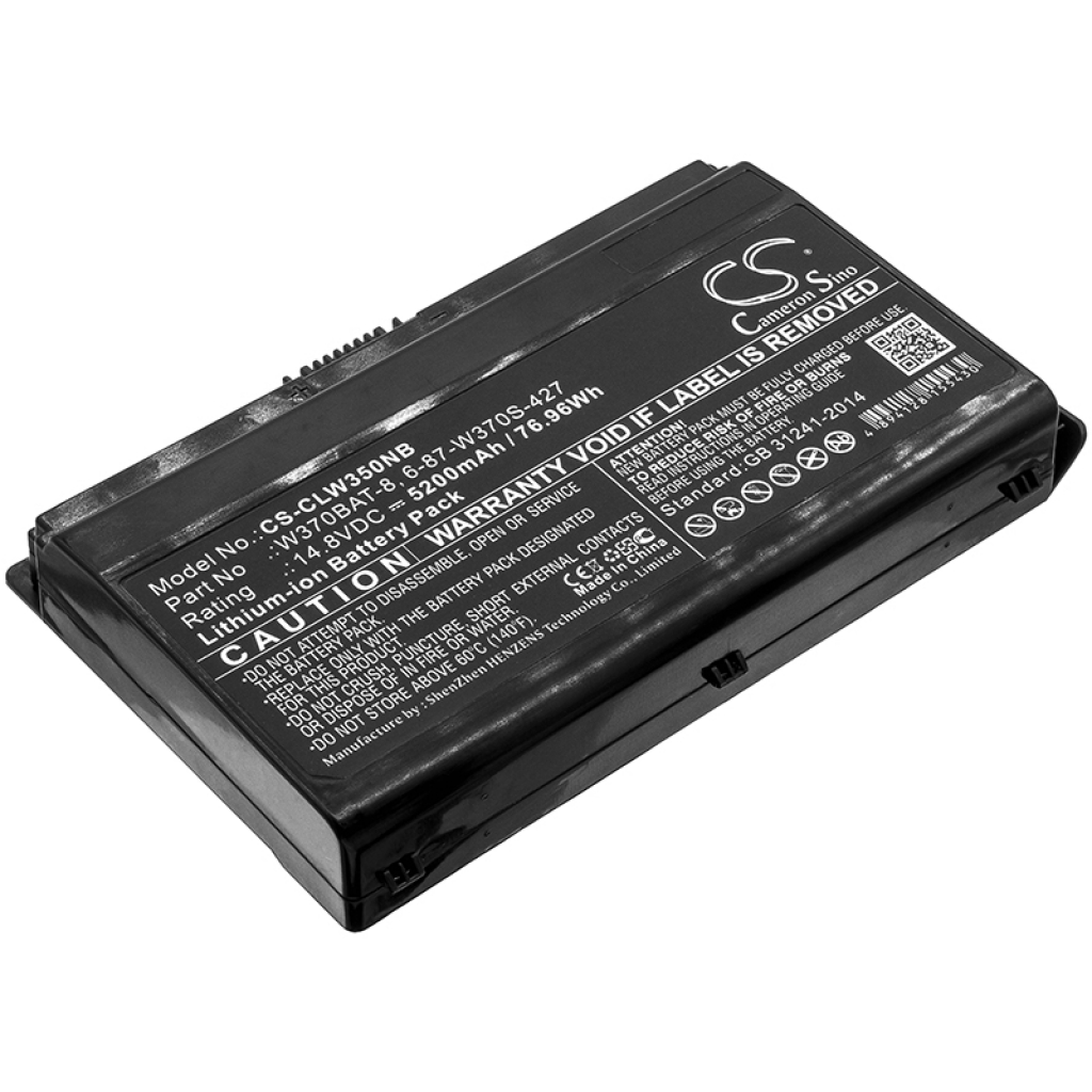 Batterier Ersätter XMG A704-7UX