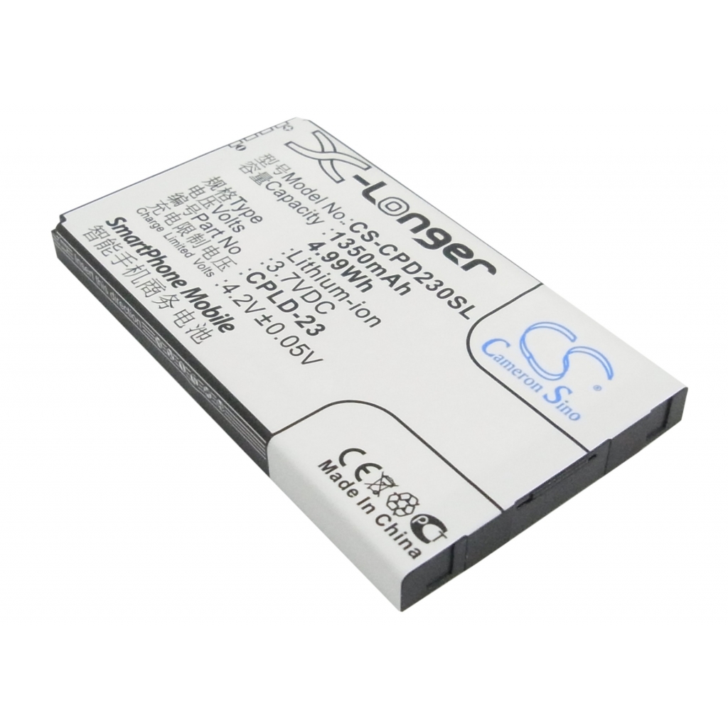 Batterier till mobiltelefoner Coolpad CS-CPD230SL