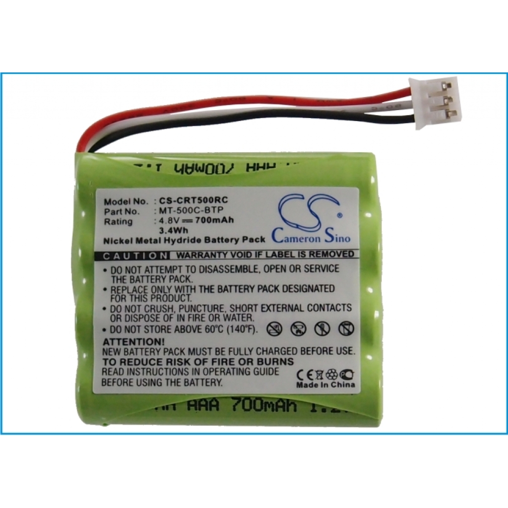 Batterier till fjärrkontrollen Crestron CS-CRT500RC