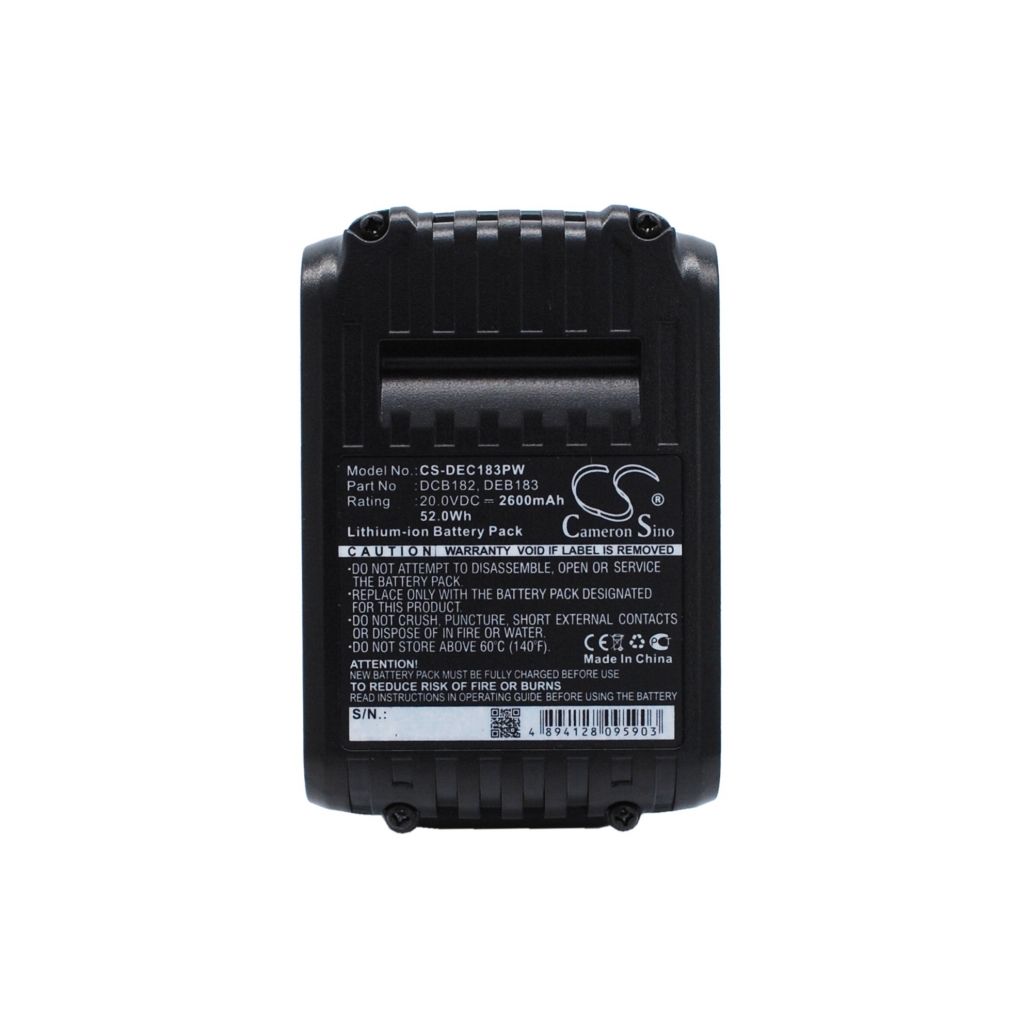 Batterier för verktyg DeWalt CS-DEC183PW