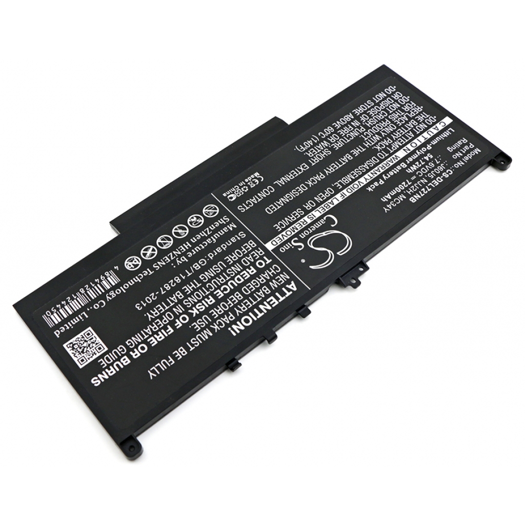 Batterier Ersätter Latitude 14 E7470(N021L74701540CN)