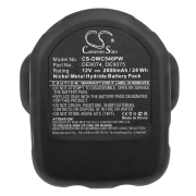 CS-DWC540PW<br />Batterier för  ersätter batteri DC9071