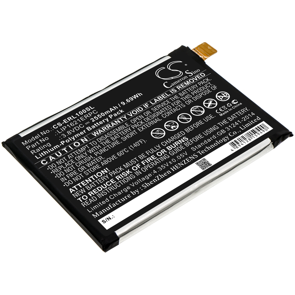 Batterier till mobiltelefoner Sony CS-ERL100SL